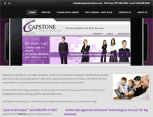Tablet Screenshot of capstoneonline.com